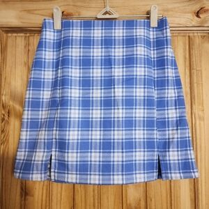 Plaid Mini Skirt